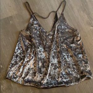 Velvet tank top